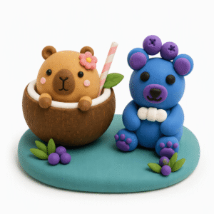Bear & Capybara